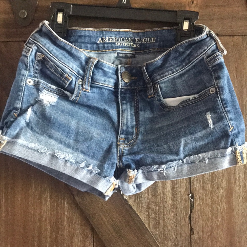 American Eagle Jean shorts Super Stretch size 2